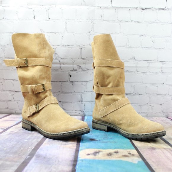 American Eagle Slouch Mid Calf Boots Size 9.5 - Picture 3 of 10